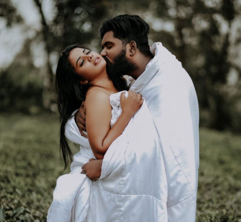 Lekshmi and Hrushi post-wedding intimate photoshoot