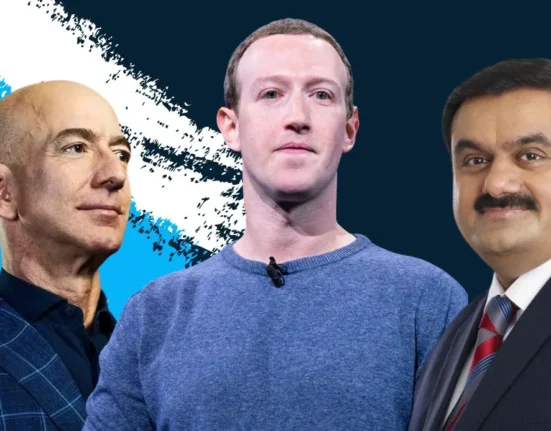 ten biggest billionaire gainers: Mark Zuckerberg, Jeff Bezos, Gautam Adani