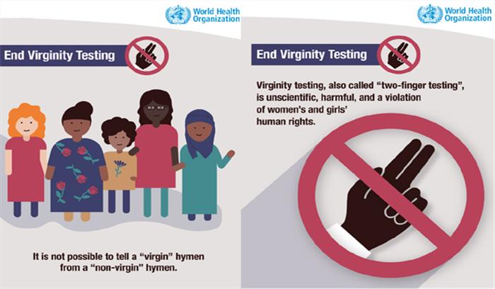 Health impacts of virginity testing United Nations agencies call for ban on virginity testing