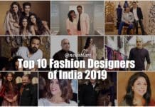 list of top 10 fashion designers of India