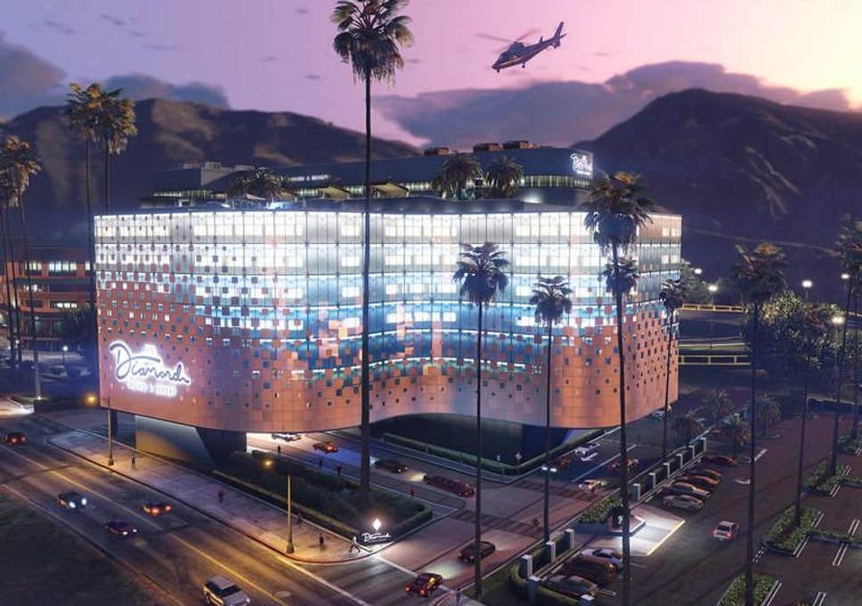 The casino and diamond resort