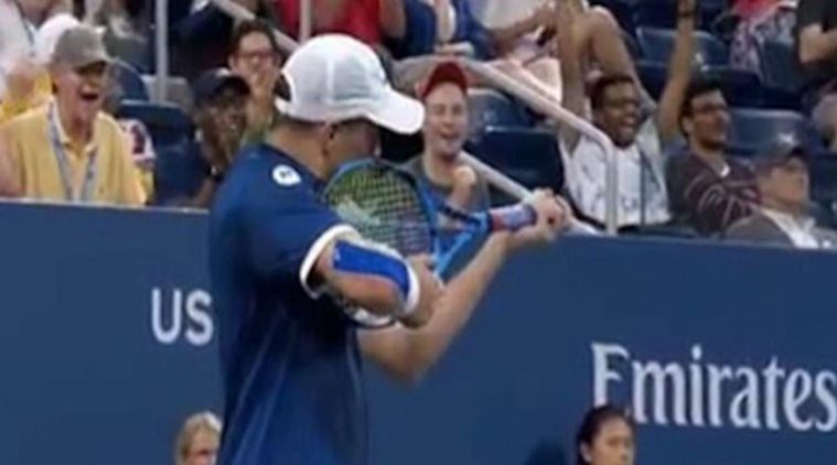 US Open fined Mike Bryan $10000 for pointing shooting
