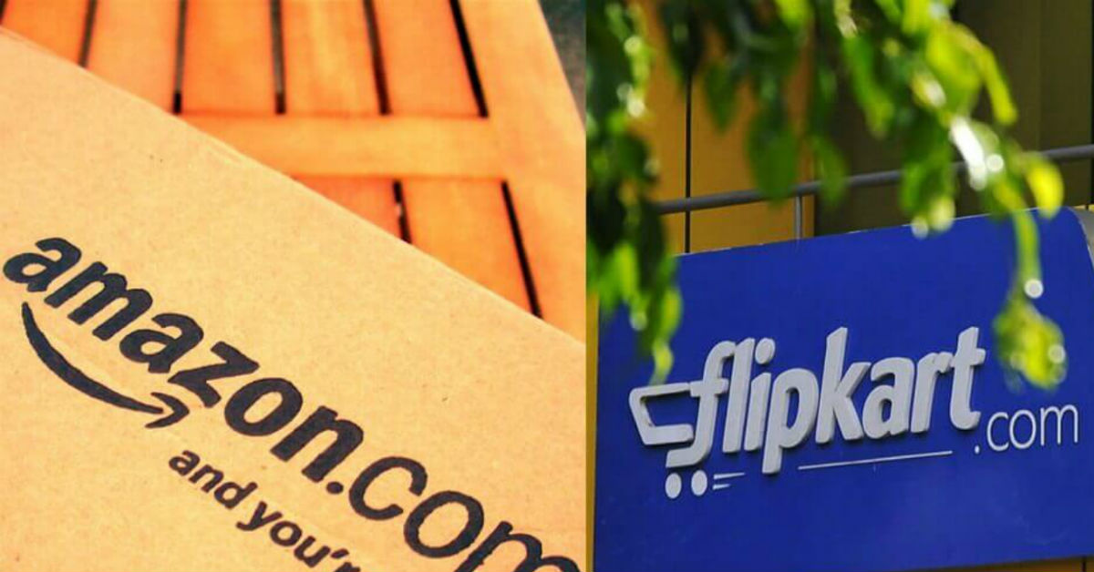 E-commerce companies : Amazon and Flipkart