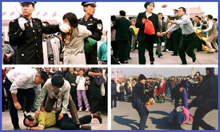 Chinese crude repression against Falun Gong followers