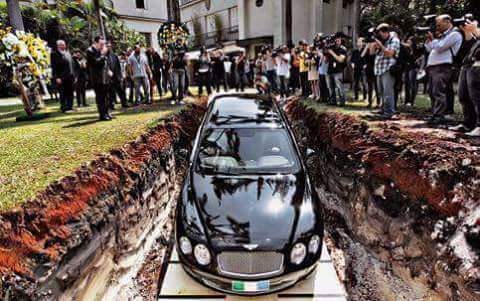 million-dollar Bentley bury