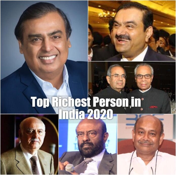 top richest person in India