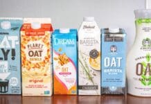 Plant-based milk oat milk