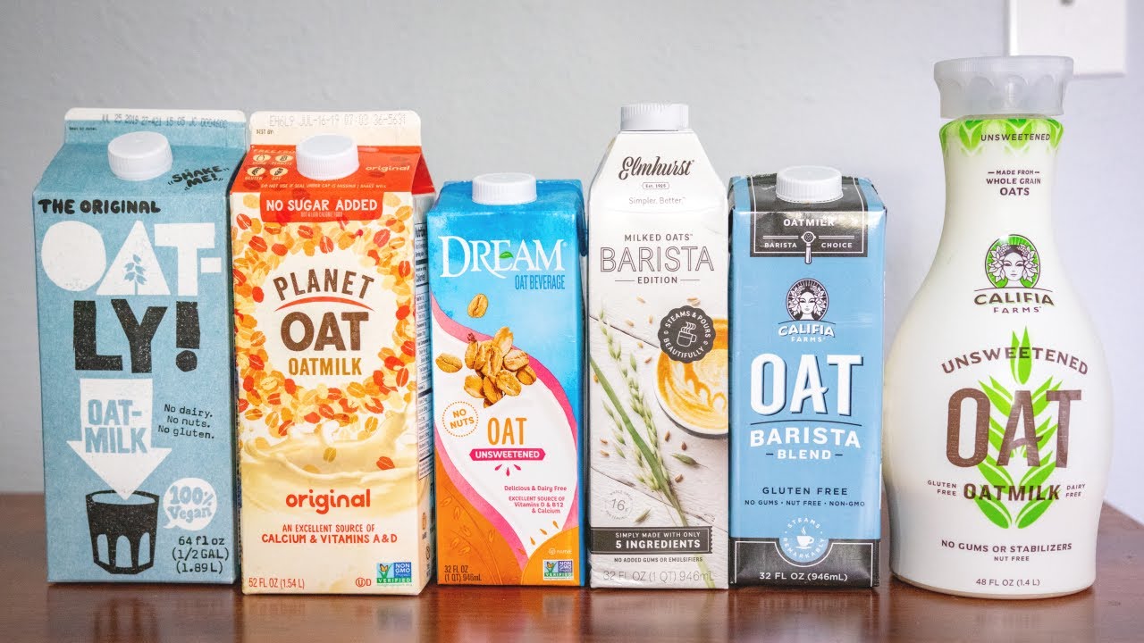 Plant-based milk oat milk