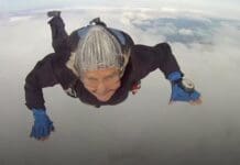 Dilys Price Skydiver dies