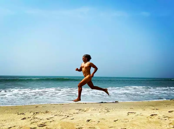 Goa Beach Milind Soman nude photos