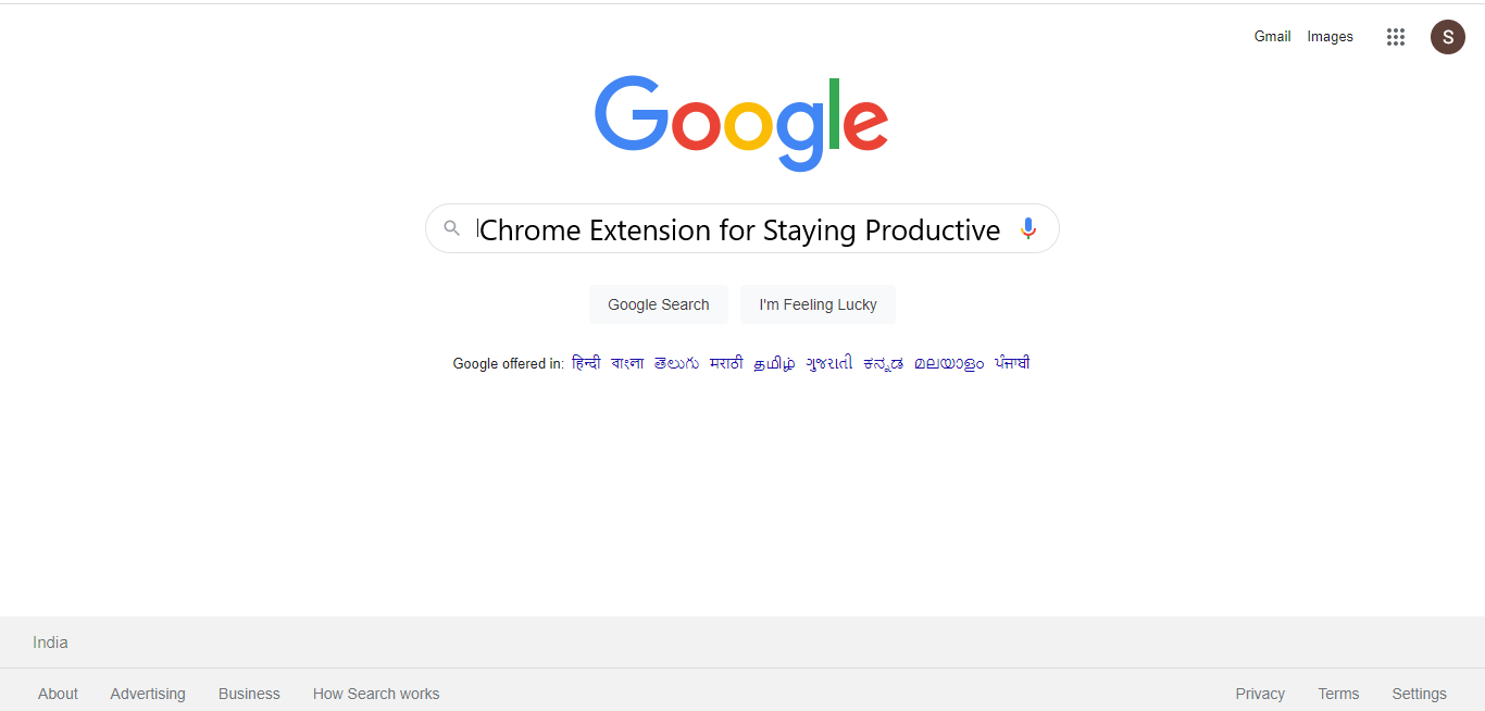 Chrome Extension for Staying Productive