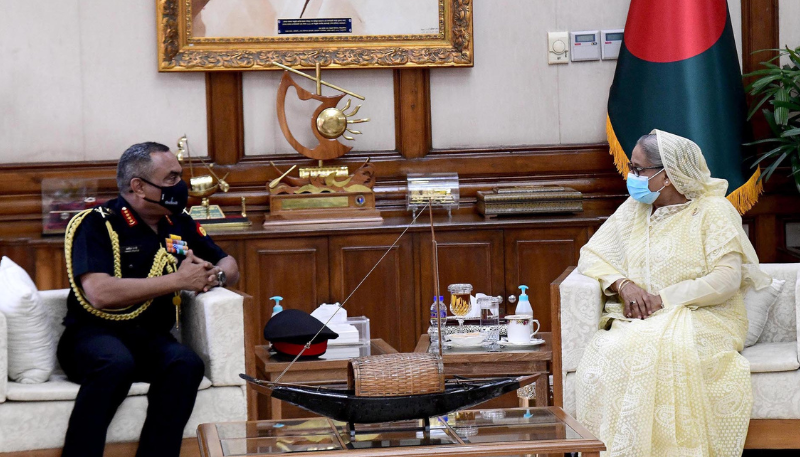 Indian Army chief General Manoj Pande visit Bangladesh