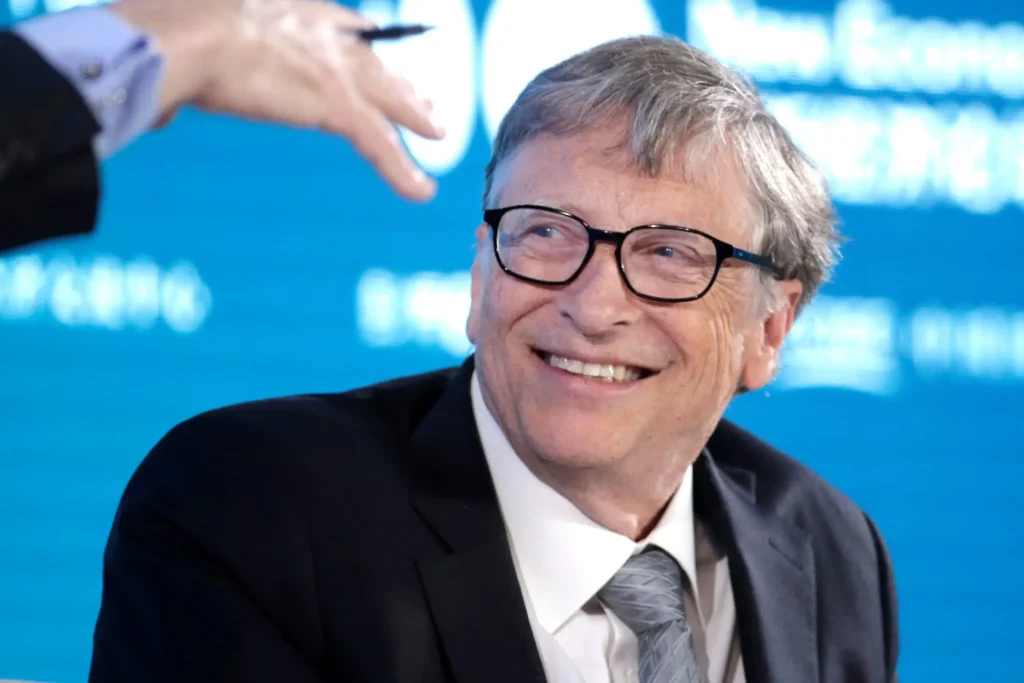 Bill Gates – $104 billion - richest person in the world