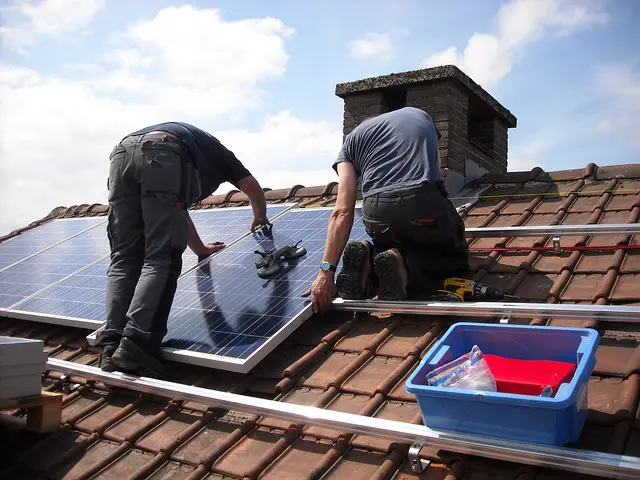 Solar panel installation at your home