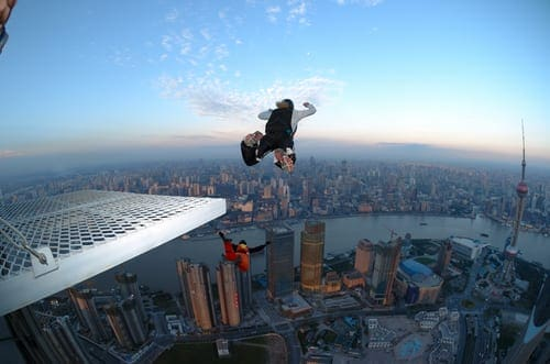 Base Jumping  - Most Deadliest Sports in the World