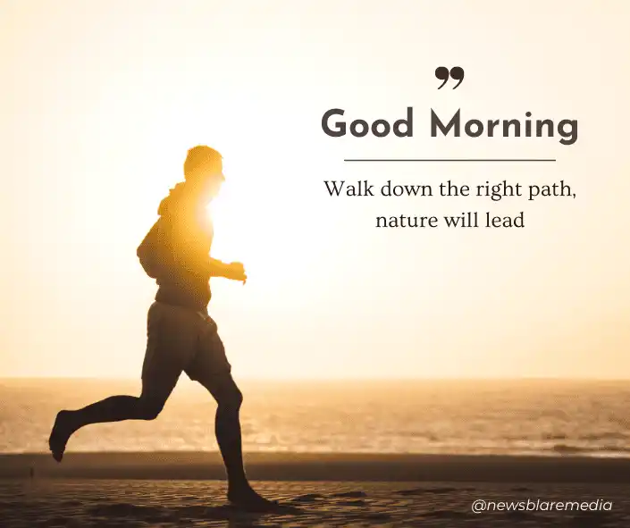 Morning walks tends to bring good physical and mental health to a human being. 