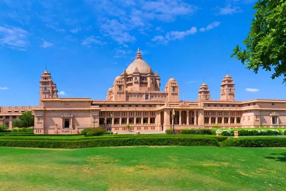 Top 10 Luxurious 7 Star Hotels in India- 6. Umaid Bhawan Palace, Jodhpur