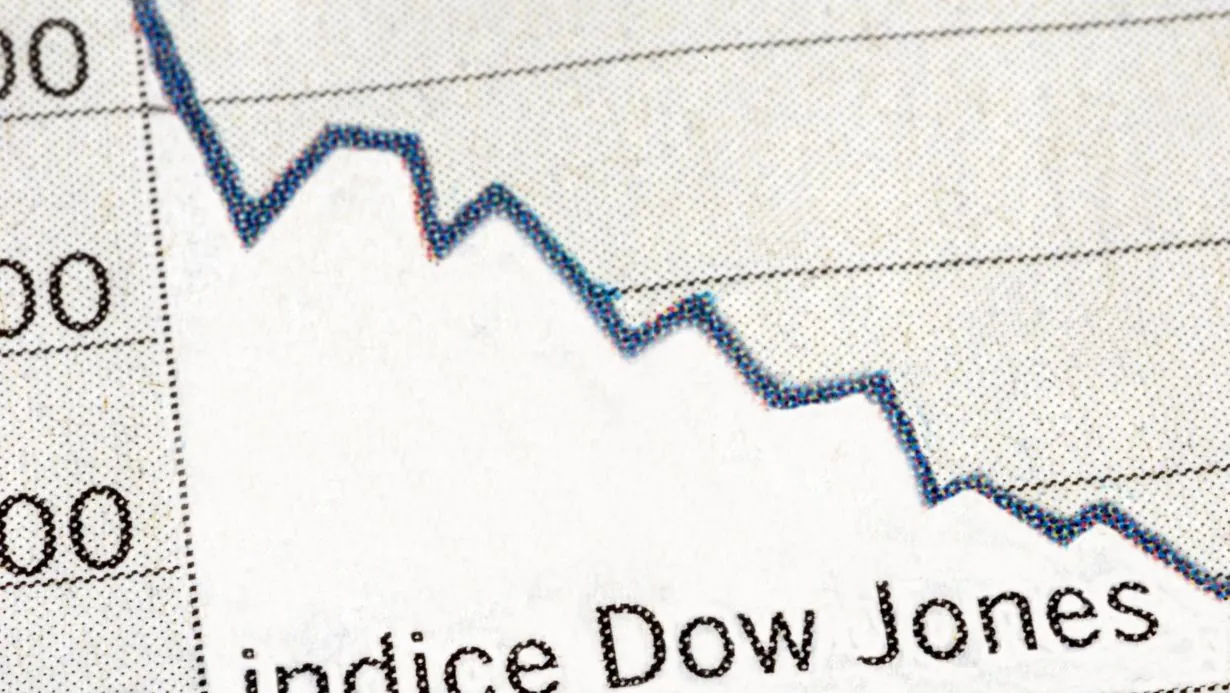 Dow Jones ends lower