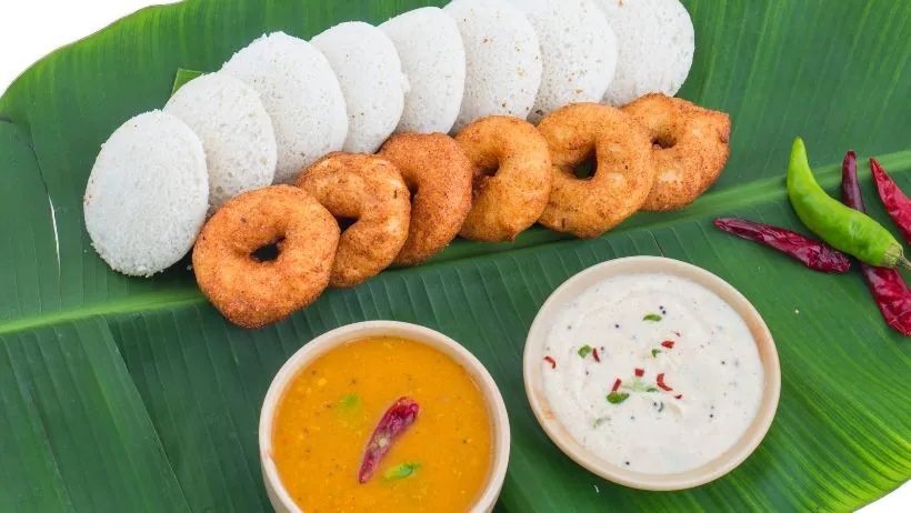 Sambhar idli dosa vada