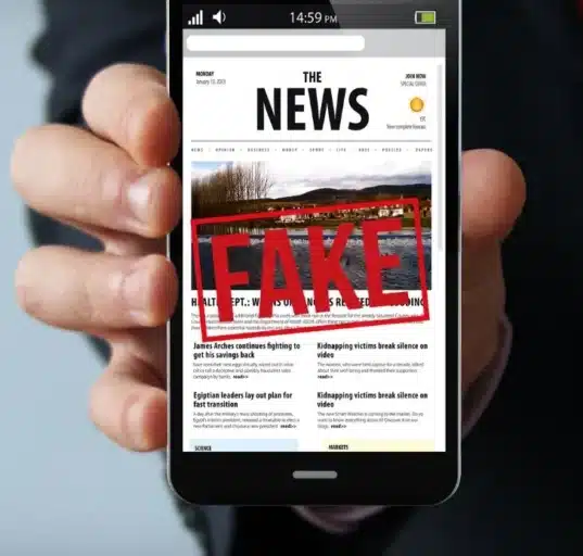 publishing fake news