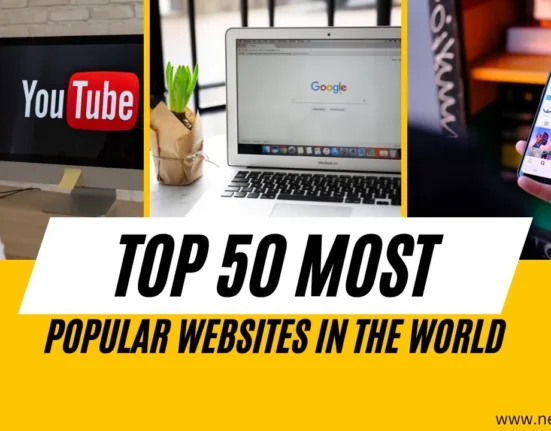 Top 50 most visited websites in the world