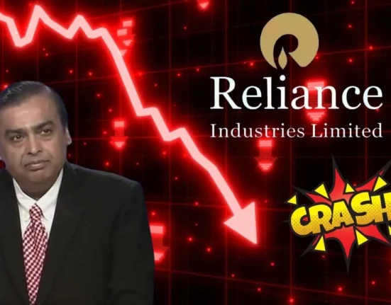 Reliance loses 73470 crore in a single day