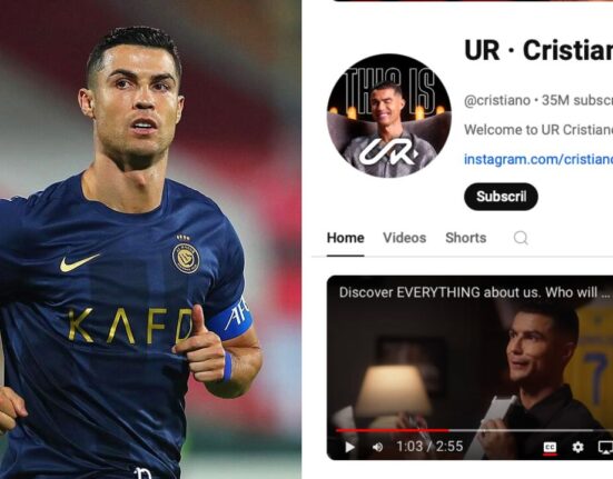 Cristiano Ronaldo Reaches Fastest 10 Million Subscribers On Youtube in Just 90 Minutes