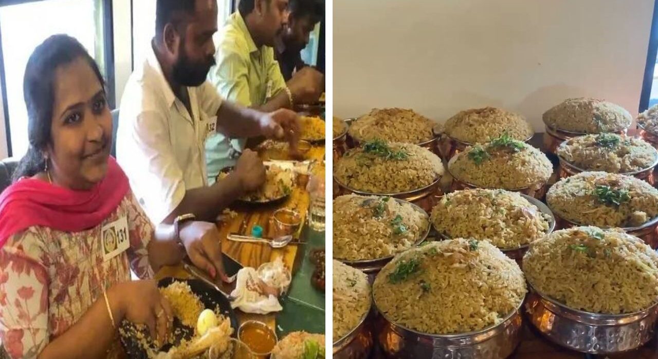 Food Lovers From Kerala Are Participating In Biryani Contest To Win One Lakh Rupees