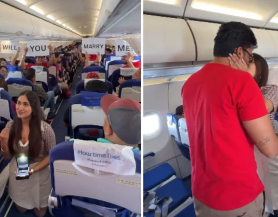 Woman Proposes To Her Boyfriend In Indigo Flight, Video Viral on Social Media