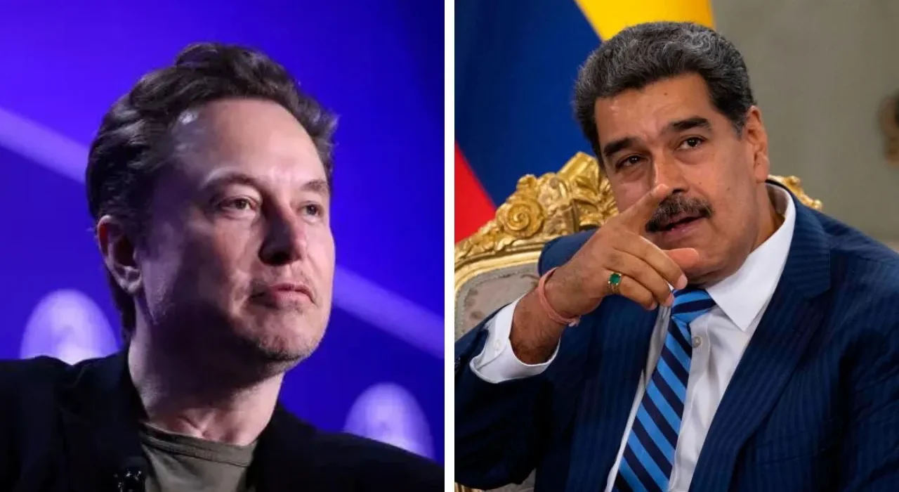 elon musk fight with Venezuela president