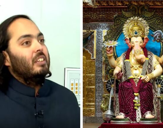 Anant Ambani and Reliance Foundation donate 20 kgs of gold to Lalbaugcha Raja Ganpati