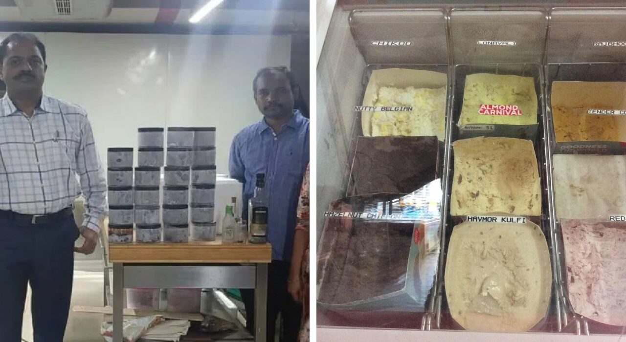 Ice cream parlour seized for selling whiskey ice cream