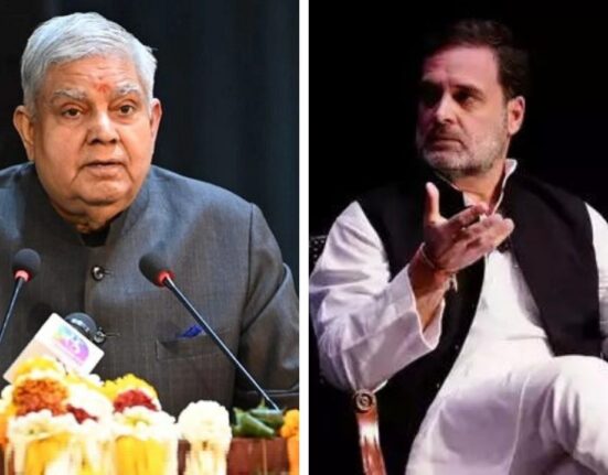 Vice president of India slams Rahul Gandhi over his negative statements on India in USA