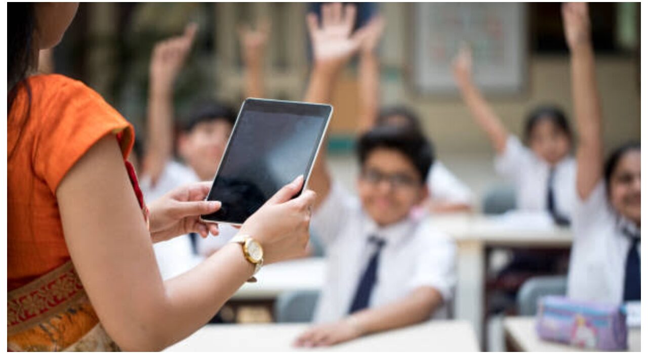 Delhi government today announced a new policy that bans the use of mobile phones for teachers in schools