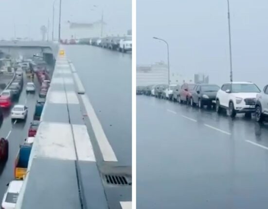 Watch video: Chennai people park vehicles on flyover to escape from water logging