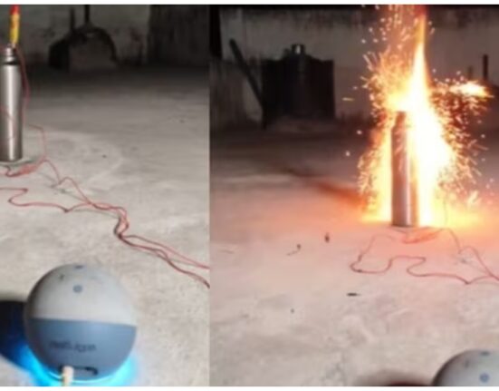 Watch video: Man uses Amazon's Alexa to launch Diwali rocket