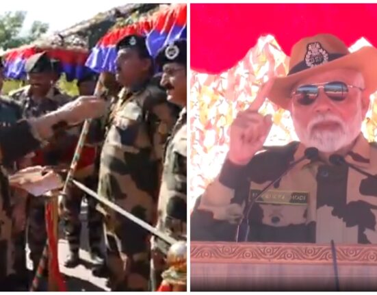 Watch: PM Modi celebrates Diwali with security personnel in Kutch