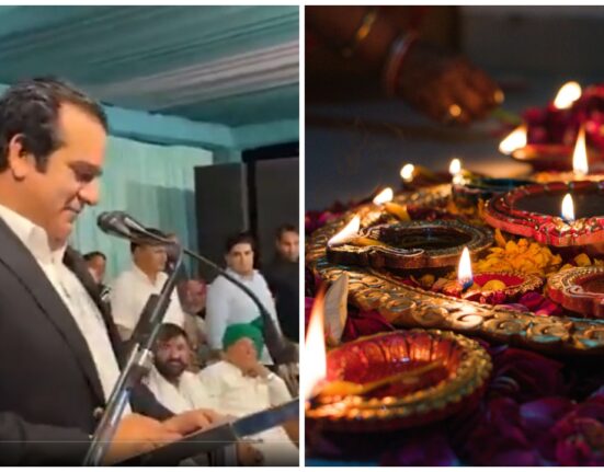 Watch: Pakistan MP Attends INLD's Diwali Event in Haryana