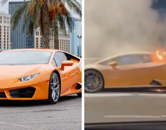 Watch video: Lamborghini catches fire on Mumbai's Coastal Road, questions raised on safety standards