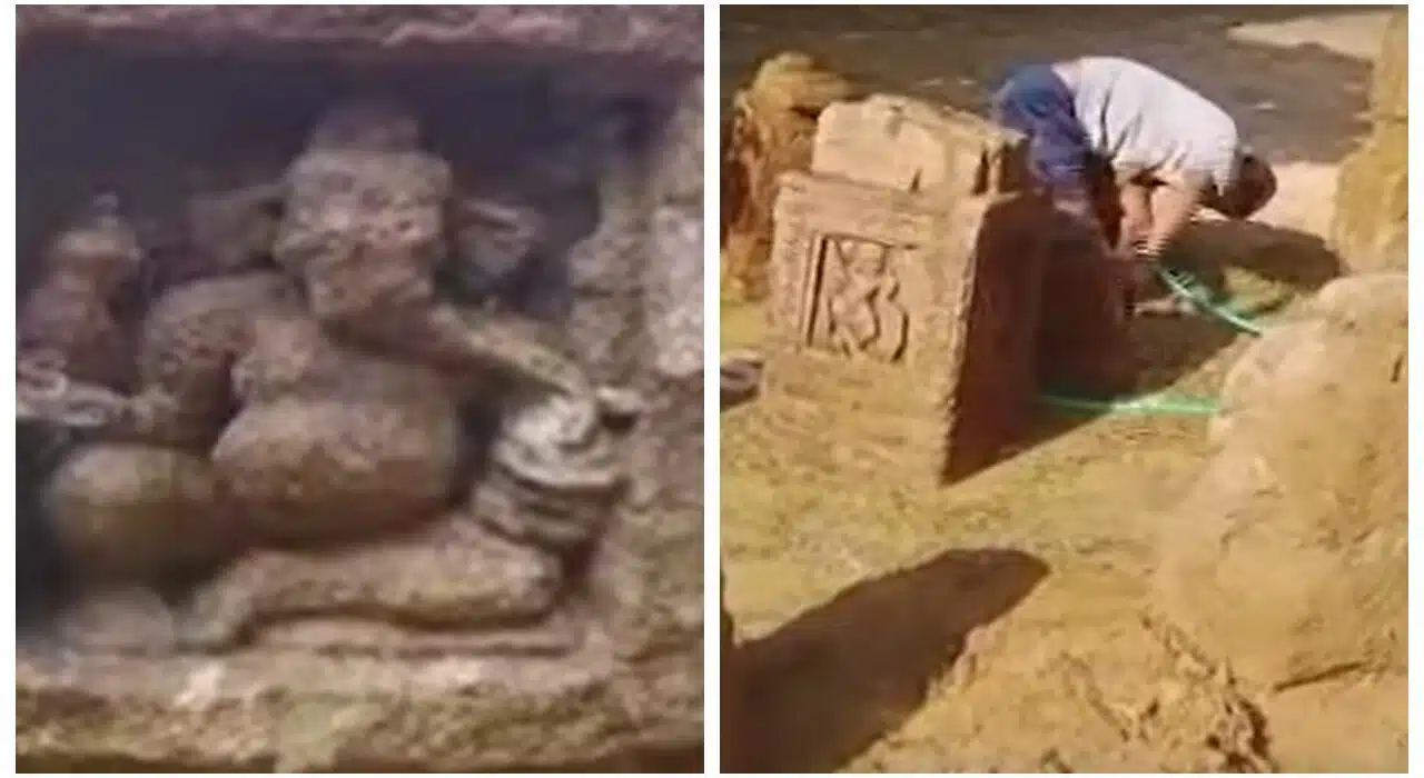 Ancient Shaiva and Buddhist sculptures discovered in Odisha