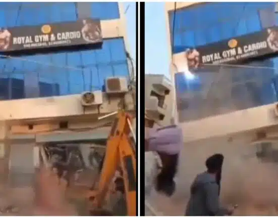 Watch: Four-story building collapsed in Mohali, two people killed