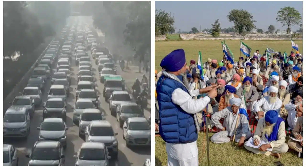 Farmers begin Delhi Chalo March, traffic in Delhi and Nodia extremely jam