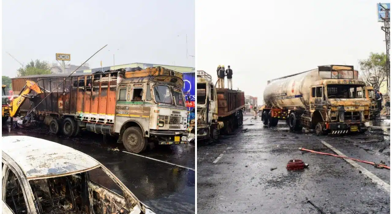 Jaipur Highway Blast: Driver of Gas Tanker Survived