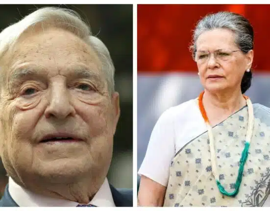 What is the connection between Congress party leader Sonia Gandhi and Hungarian-American businessman George Soros? BJP reveals