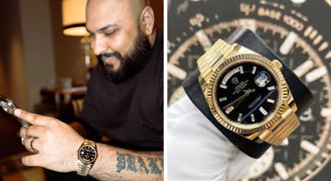 B Praak Treats Himself to a Luxurious Day-date Rolex