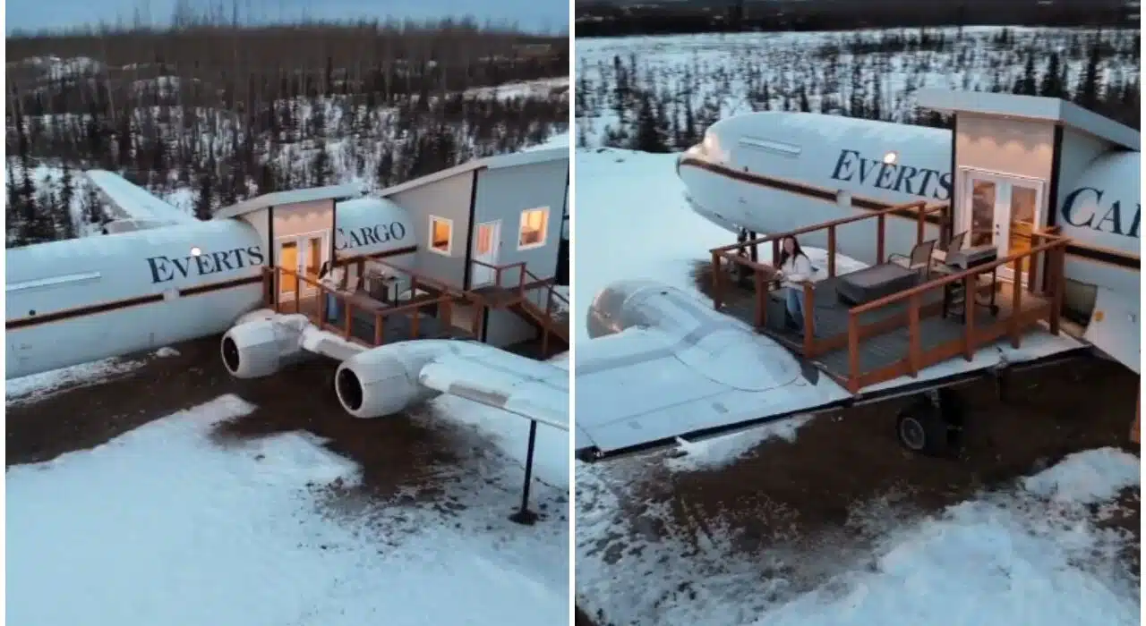 Watch: 1950s aircraft transformed into lavish holiday rental