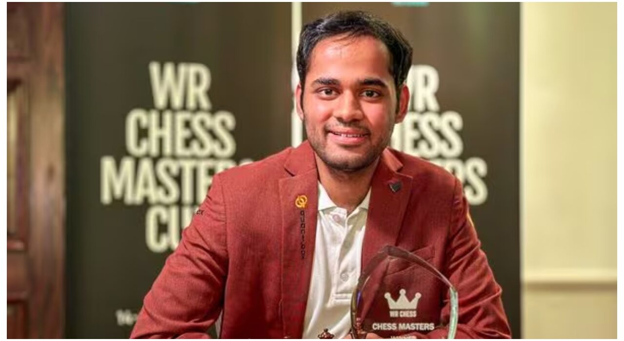 Indian grandmaster Arjun Erigaisi defeats Magnus Carlsen, Fabiano Caruana in an online chess match