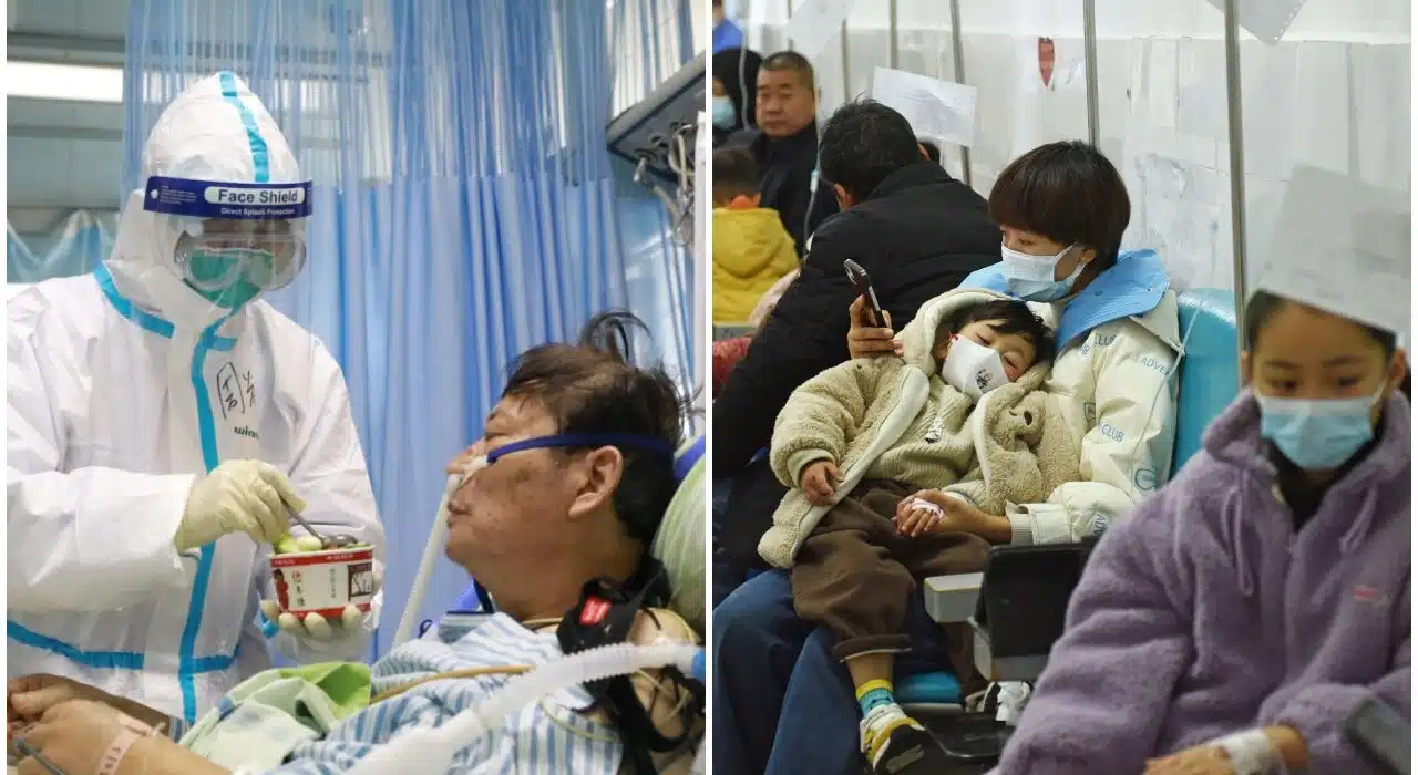 China downplays flu outbreak reports amid viral videos of crowded