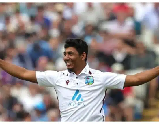 Gudakesh Motie breaks 113-year-old record, becomes first non-Asian spinner by opening bowling in Test match