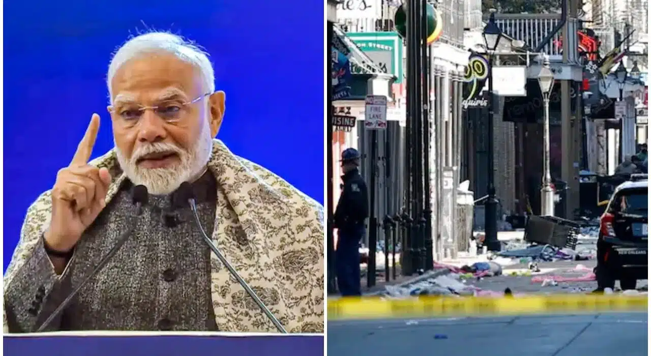 PM Modi strongly condemns New Orleans attack that killed 15 during New Year celebrations